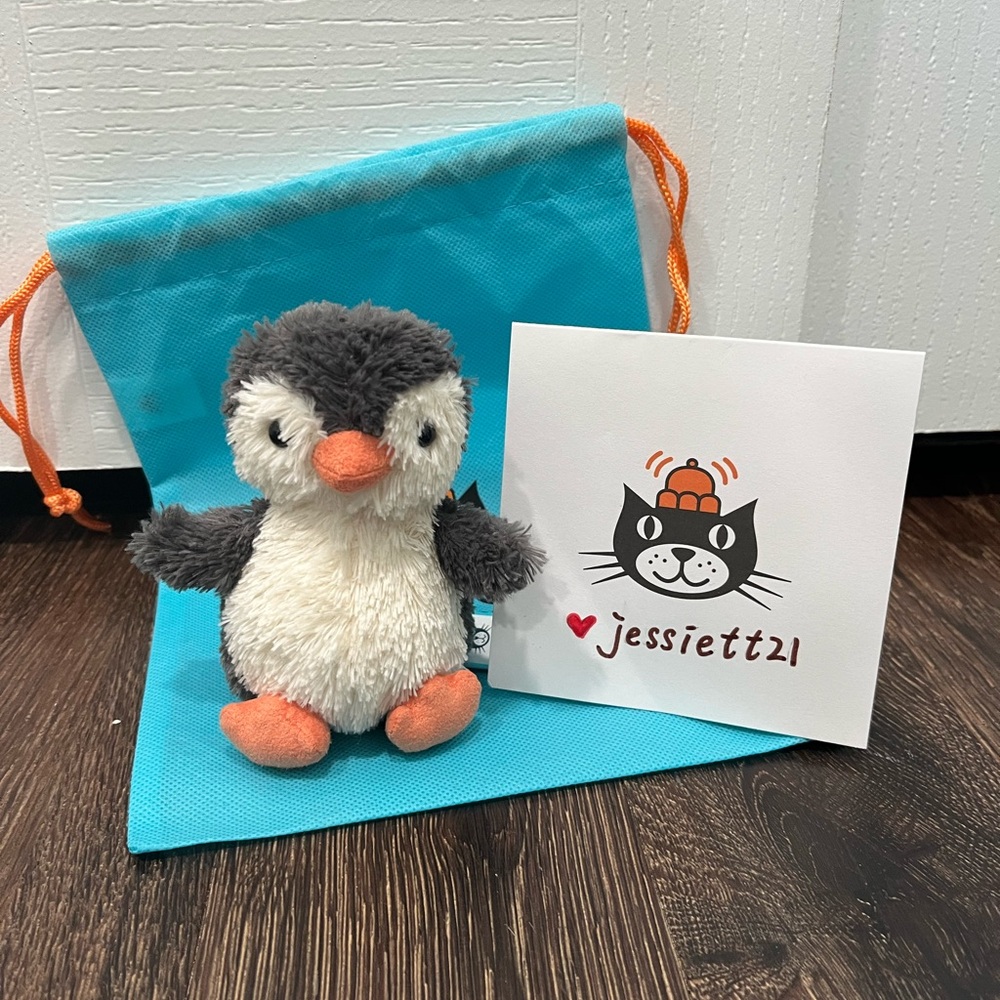 Jellycat Peanut Penguin SMALL Plush Toy 100% Authentic NWT US SHIP FAST